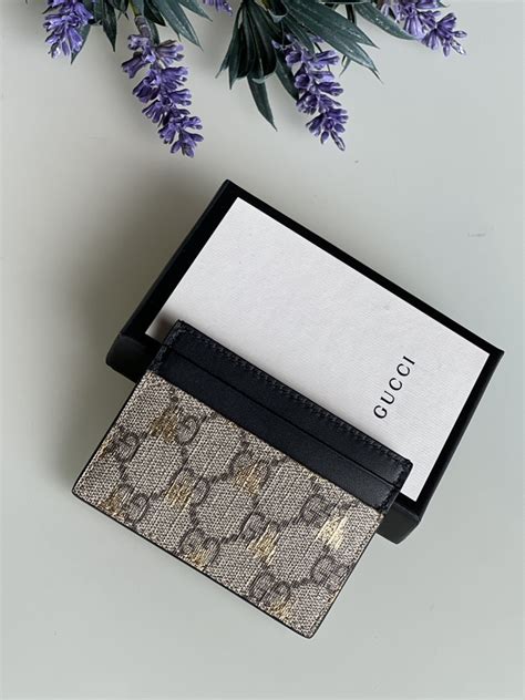 gucci bee card holder nordstrom